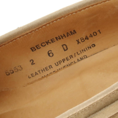 [Used] Crockett &amp;amp; Jones BECKENHAM Suede Tassel Loafers Beige [6D] [Condition Rank C] [Men&