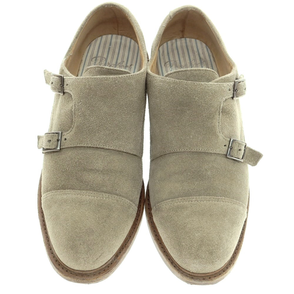[Used] Paraboot Suede Dress Shoes Khaki Gray [6] [Condition Rank B] [Men&