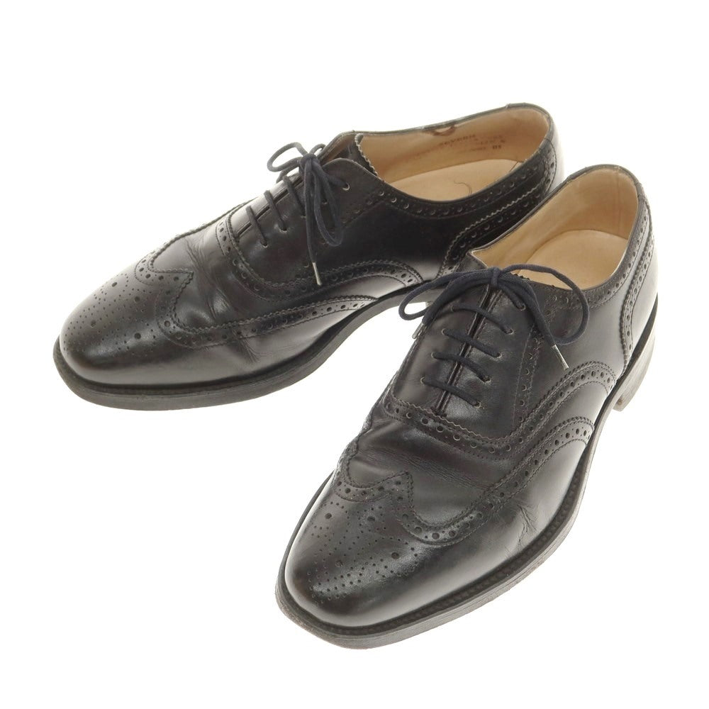 [Used] Loake calfskin wingtip dress shoes, black [6] [Condition rank D] [Men&