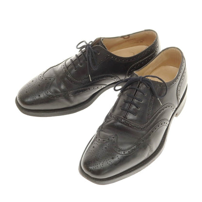 [Used] Loake calfskin wingtip dress shoes, black [6] [Condition rank D] [Men&