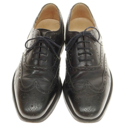 [Used] Loake calfskin wingtip dress shoes, black [6] [Condition rank D] [Men&