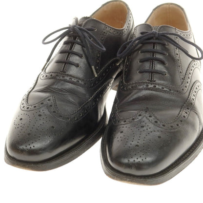 [Used] Loake calfskin wingtip dress shoes, black [6] [Condition rank D] [Men&