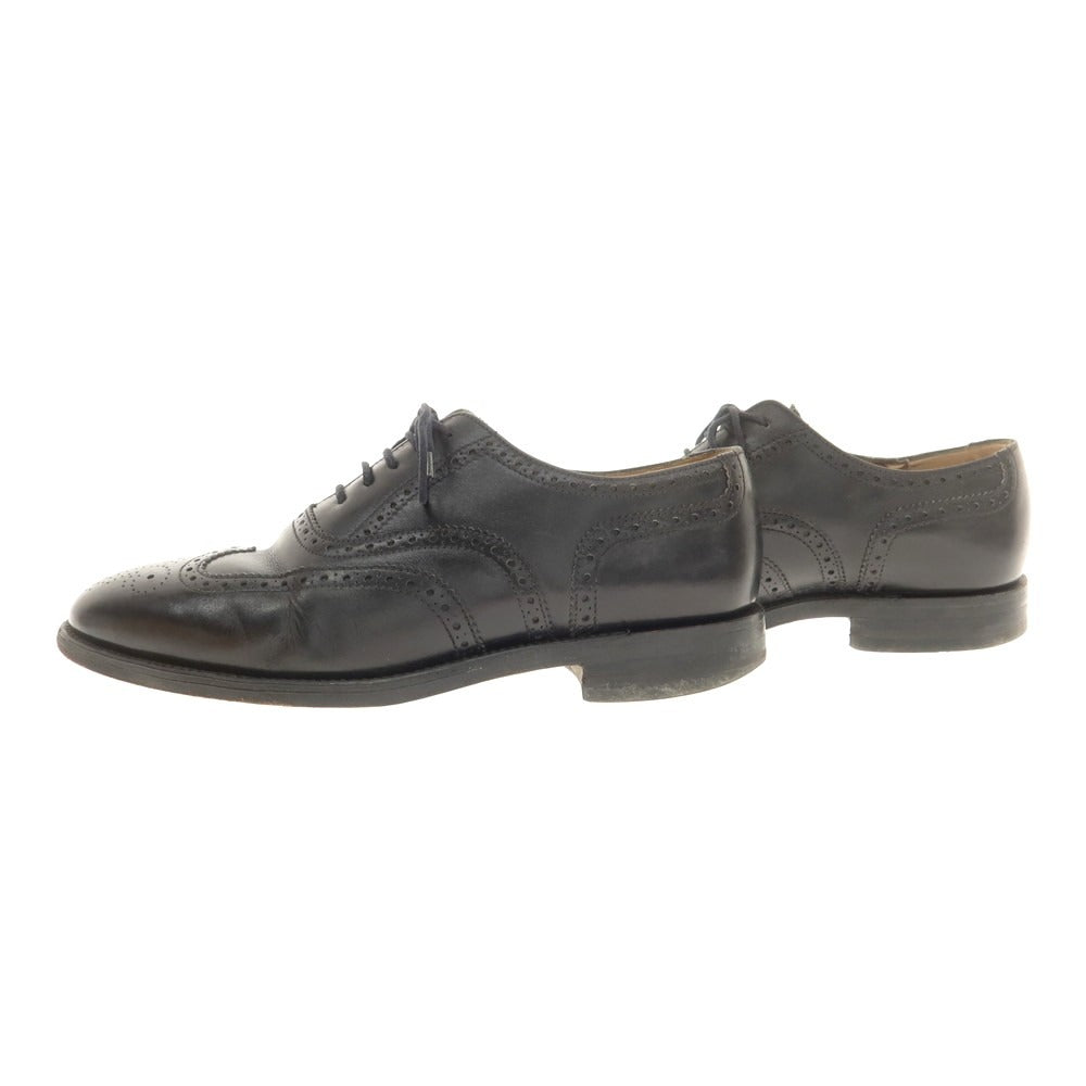 [Used] Loake calfskin wingtip dress shoes, black [6] [Condition rank D] [Men&