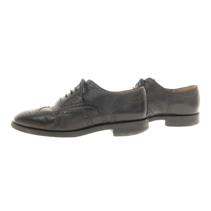 [Used] Loake calfskin wingtip dress shoes, black [6] [Condition rank D] [Men&