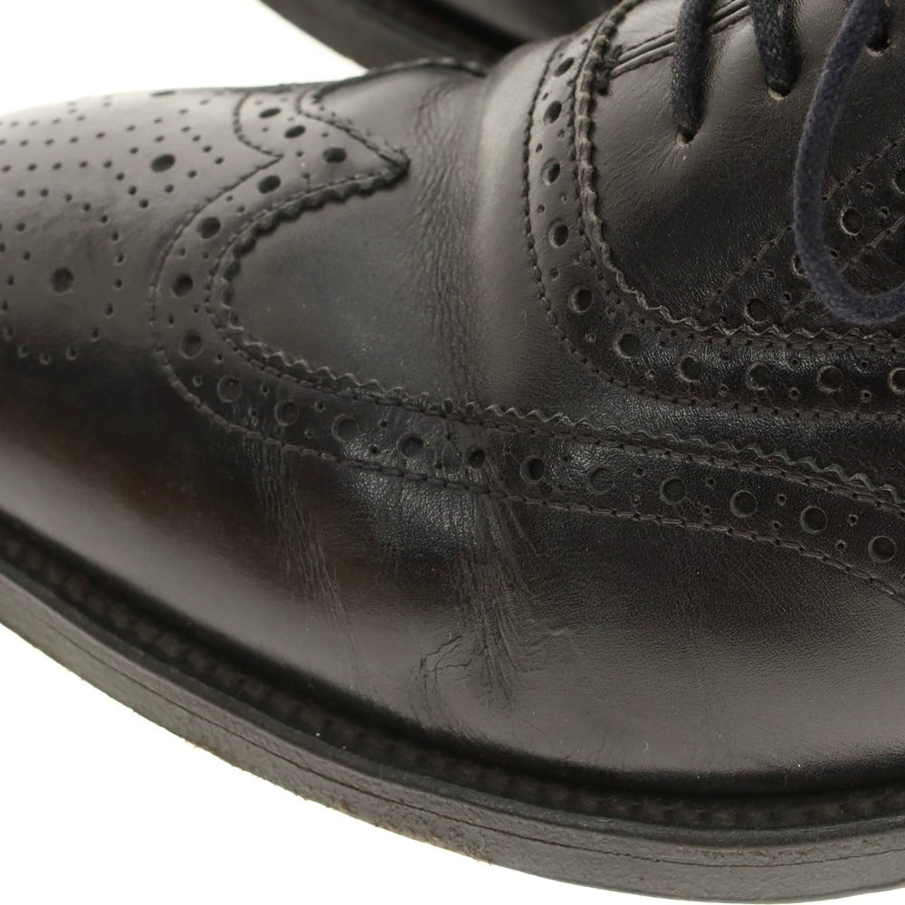 [Used] Loake calfskin wingtip dress shoes, black [6] [Condition rank D] [Men&