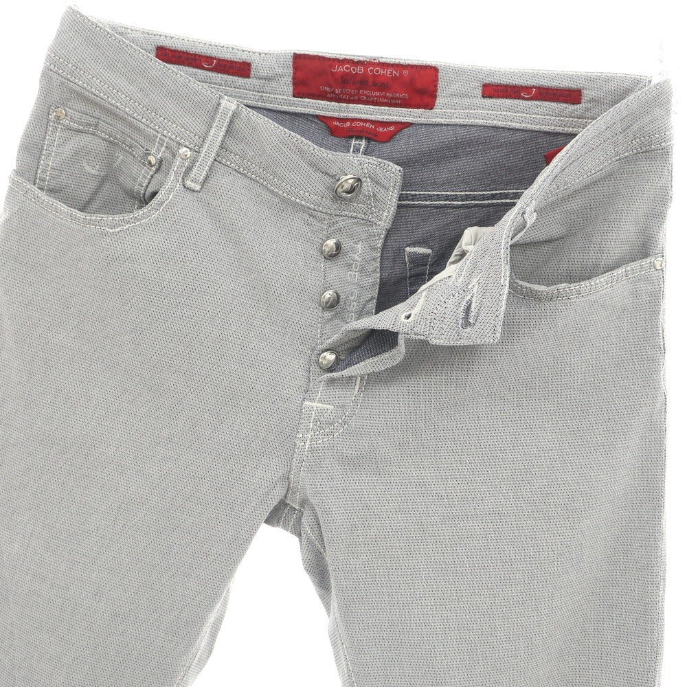 [Used] JACOB COHEN J688 Stretch Cotton 5 Pocket Pants Grey [33] [Condition Rank B] [Men&