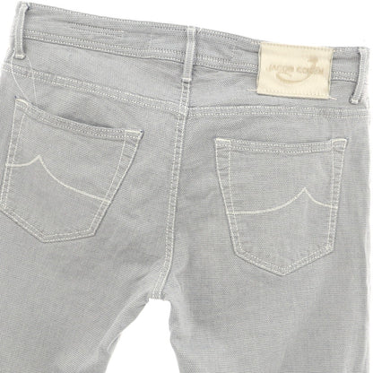 [Used] JACOB COHEN J688 Stretch Cotton 5 Pocket Pants Grey [33] [Condition Rank B] [Men&