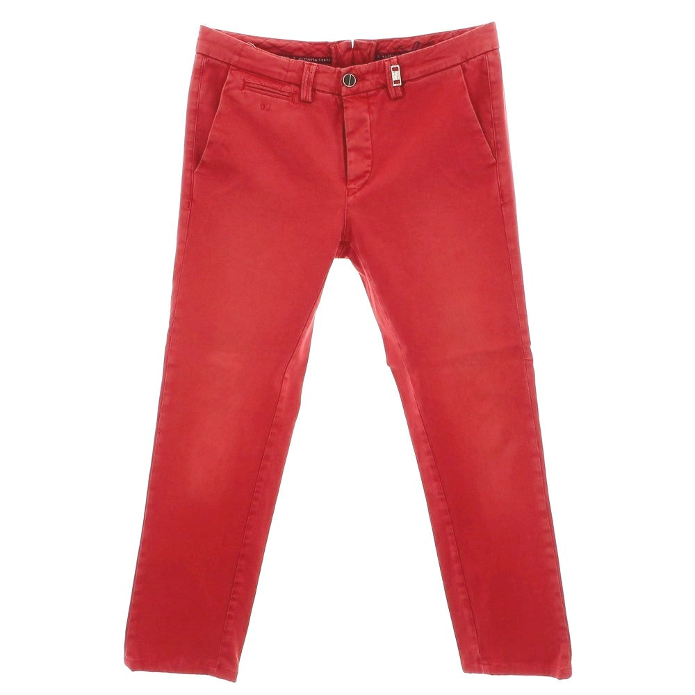 [Used] Tramarossa Stretch Cotton Casual Slacks Pants Red [33] [Condition Rank C] [Men&