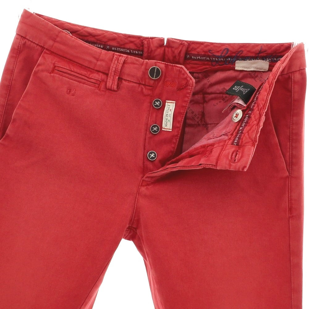 [Used] Tramarossa Stretch Cotton Casual Slacks Pants Red [33] [Condition Rank C] [Men&