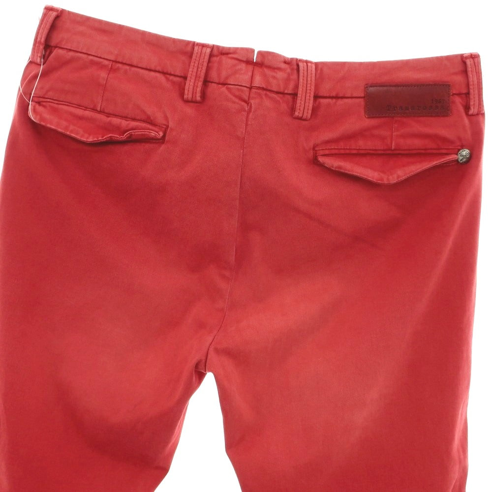 [Used] Tramarossa Stretch Cotton Casual Slacks Pants Red [33] [Condition Rank C] [Men&