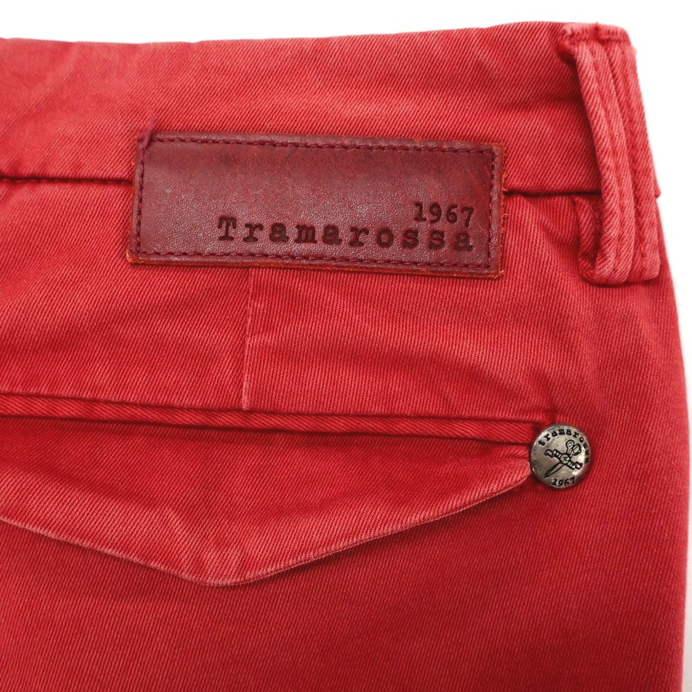[Used] Tramarossa Stretch Cotton Casual Slacks Pants Red [33] [Condition Rank C] [Men&