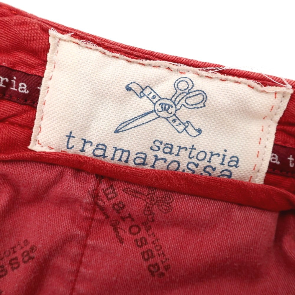 [Used] Tramarossa Stretch Cotton Casual Slacks Pants Red [33] [Condition Rank C] [Men&