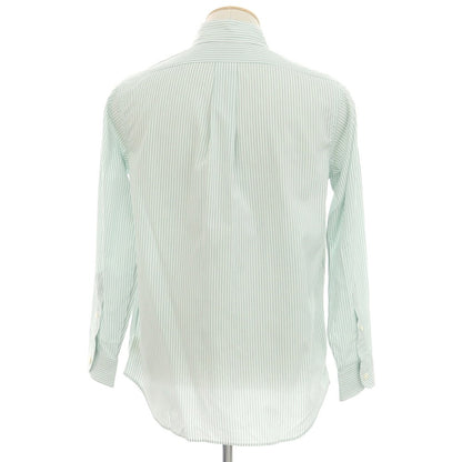 [Used] INDIVIDUALIZED SHIRTS Cotton Striped BD Shirt Light Green x White [No description (S rank)] [Condition rank B] [Men&
