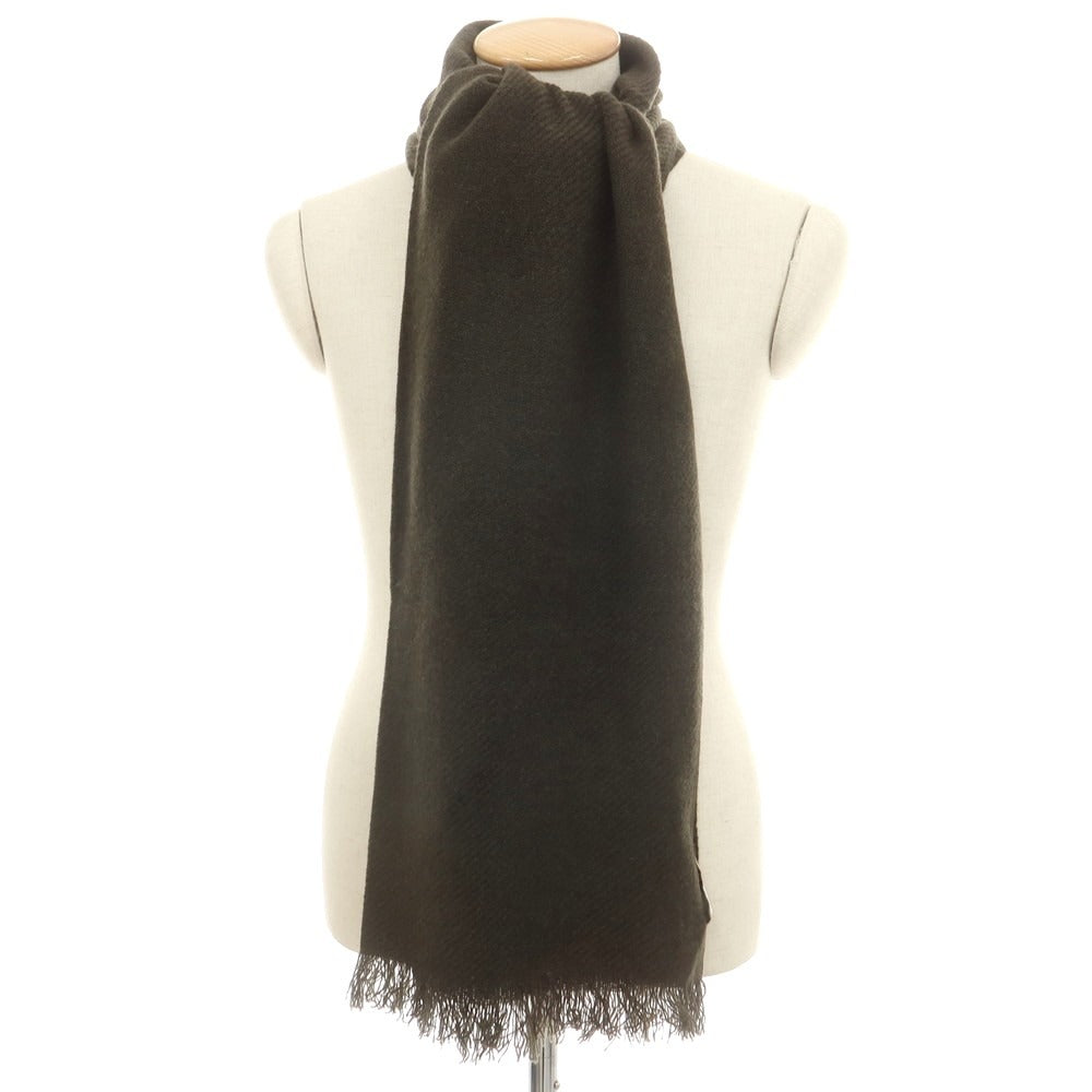 【中古】アリアンナ ARIANNA ウール ストール ダークオリーブ【 状態ランクA 】【 メンズ 】