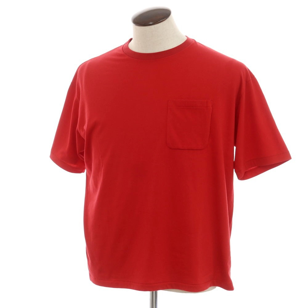 [Used] FOUNDOUR 2025 Spring/Summer Cotton Polyester Crew Neck Short Sleeve T-Shirt Red [3] [Condition Rank A] [Men&