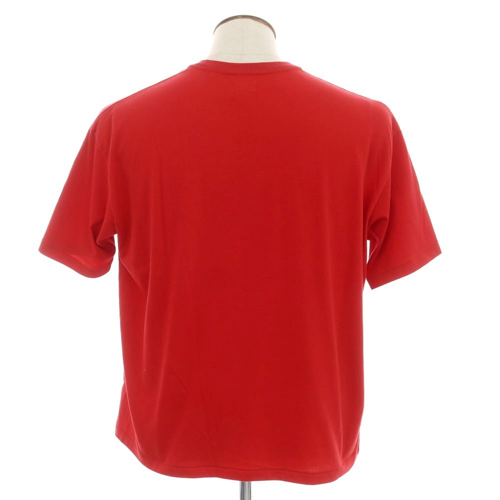 [Used] FOUNDOUR 2025 Spring/Summer Cotton Polyester Crew Neck Short Sleeve T-Shirt Red [3] [Condition Rank A] [Men&