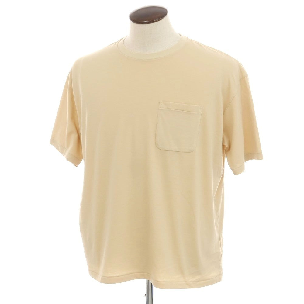 [Used] FOUNDOUR 2025 Spring/Summer Cotton Polyester Crew Neck Short Sleeve T-Shirt Beige [3] [Condition Rank A] [Men&
