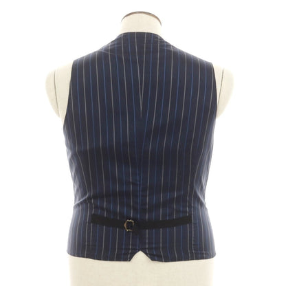[Used] TAGLIATORE Wool double gilet vest navy [50] [Condition rank B] [Men&