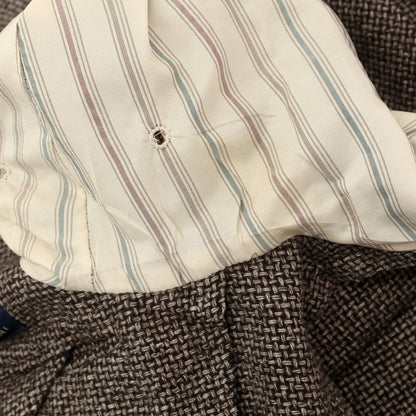 【中古】ラルディーニ LARDINI ウールポリエステル テーラードジャケット ブラウン【 42 】【 状態ランクC 】【 メンズ 】