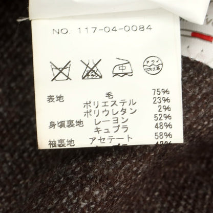 【中古】フガート FUGATO SHIPS別注 ウールポリエステル テーラードジャケット ブラウン【 42 】【 状態ランクC 】【 メンズ 】