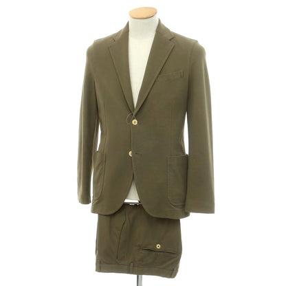 [Used] CIRCOLO 1901 Cotton Jersey Set-up Suit Olive [44] [Condition Rank C] [Men&