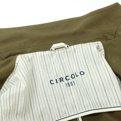 [Used] CIRCOLO 1901 Cotton Jersey Set-up Suit Olive [44] [Condition Rank C] [Men&