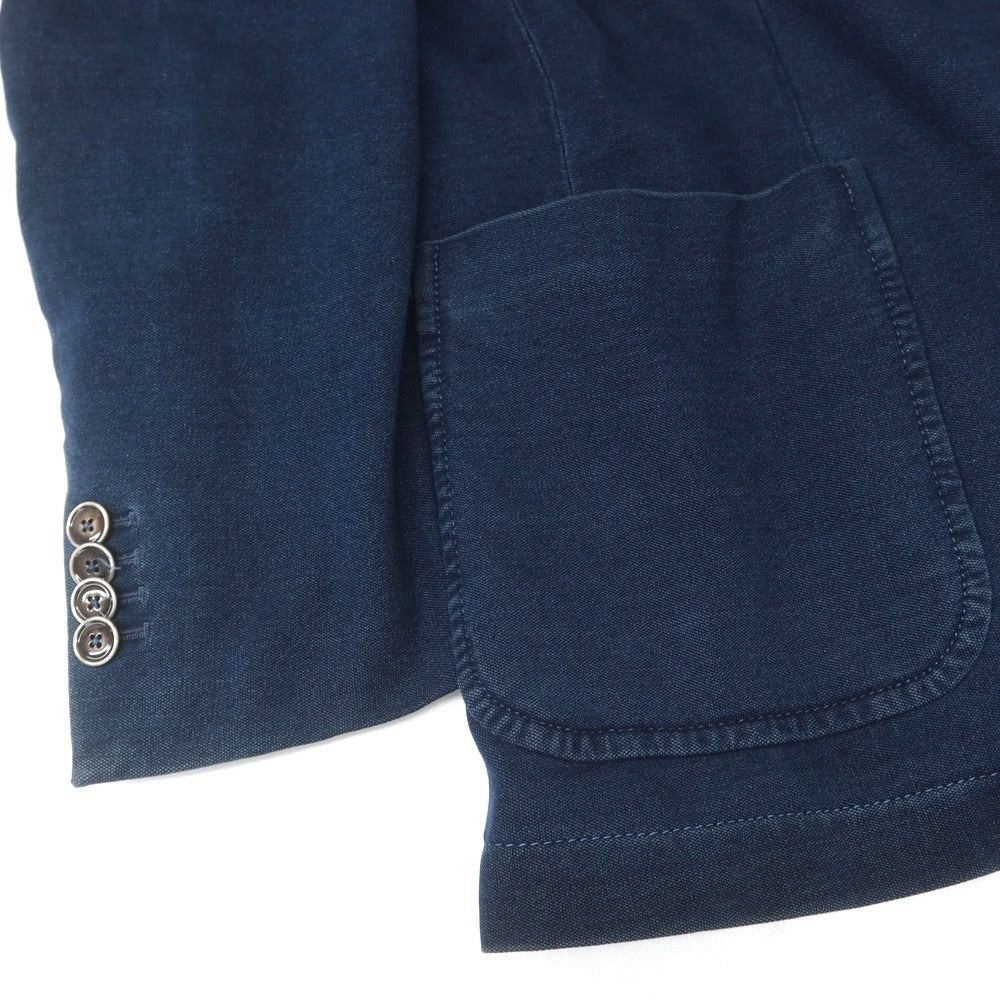 【中古】チルコロ1901 CIRCOLO 1901 ジャージー コットン カジュアルジャケット ネイビー【サイズ44】【 状態ランクC 】【 メンズ 】[EPD]