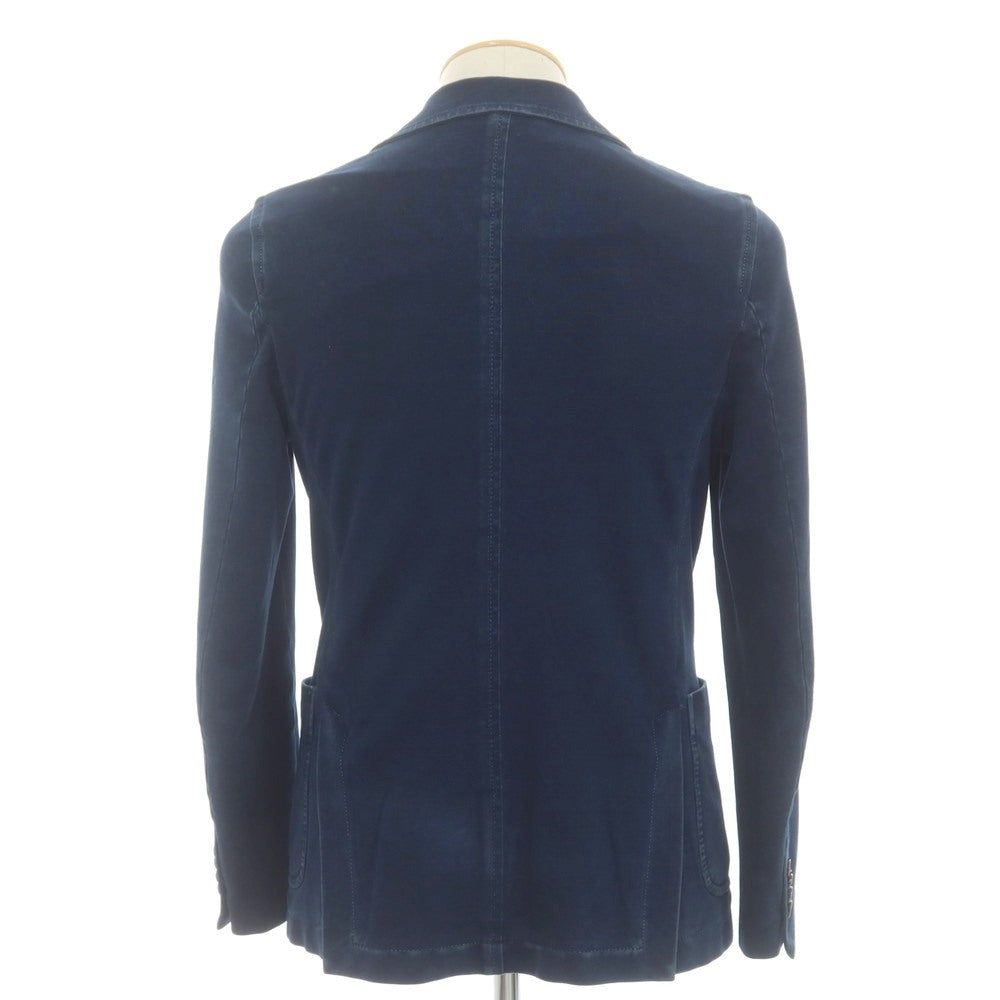 【中古】チルコロ1901 CIRCOLO 1901 ジャージー コットン カジュアルジャケット ネイビー【サイズ44】【 状態ランクC 】【 メンズ 】[EPD]