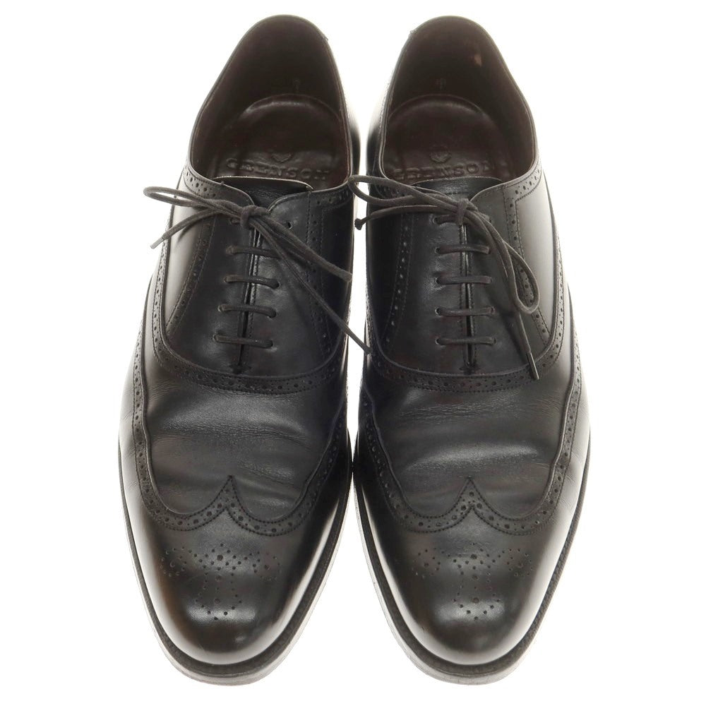 [Used] Grenson GRENSON Calfskin Wingtip Dress Shoes Black [8F] [Condition Rank C] [Men&