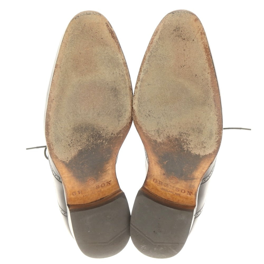 [Used] Grenson GRENSON Calfskin Wingtip Dress Shoes Black [8F] [Condition Rank C] [Men&