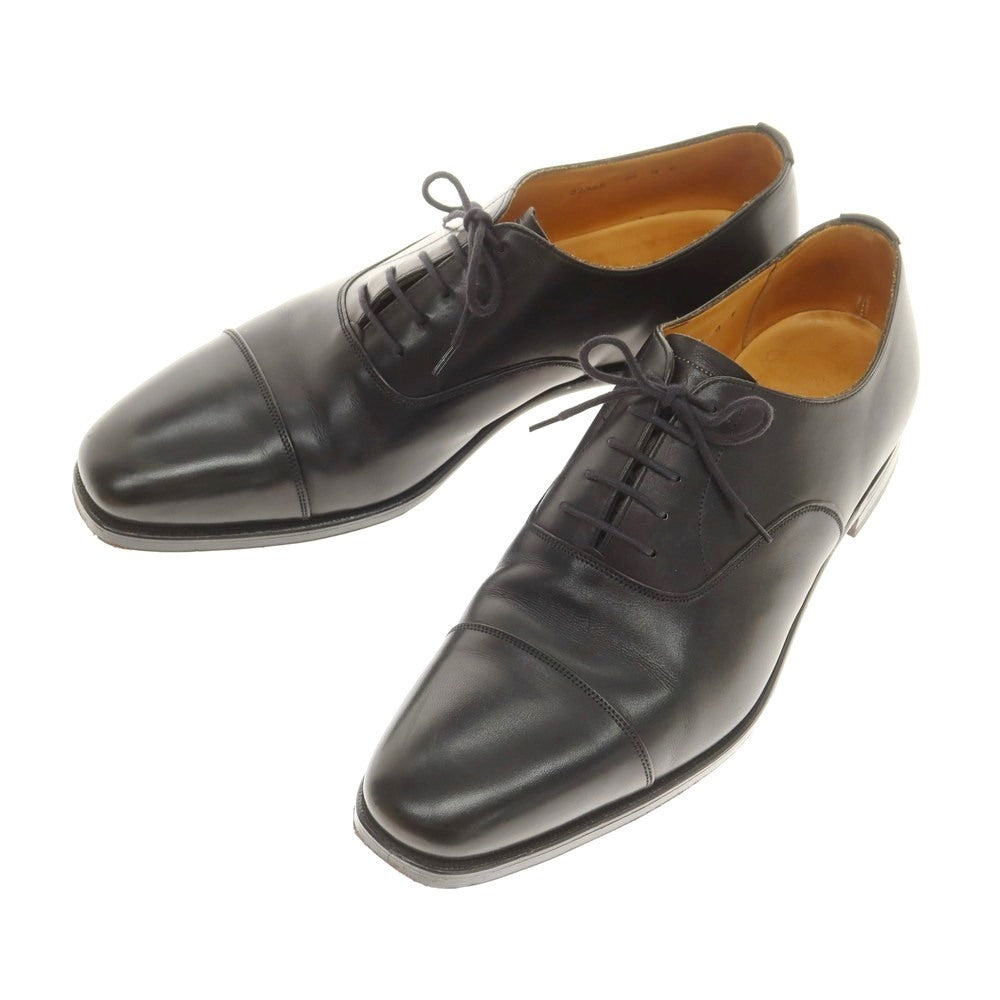 【中古】グレンソン GRENSON FOOTMASTER カーフ ストレートチップ ドレスシューズ ブラック【 9E 】【 状態ランクB 】【 メンズ 】