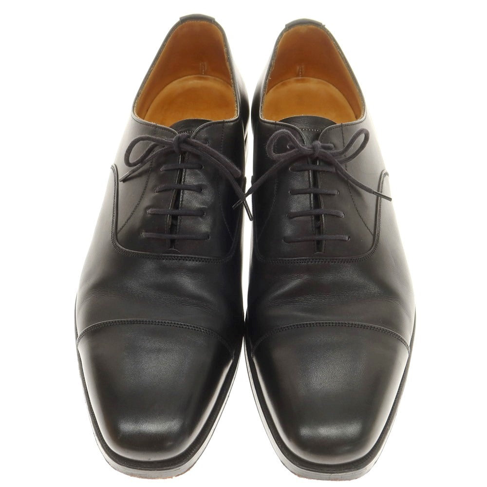 【中古】グレンソン GRENSON FOOTMASTER カーフ ストレートチップ ドレスシューズ ブラック【 9E 】【 状態ランクB 】【 メンズ 】