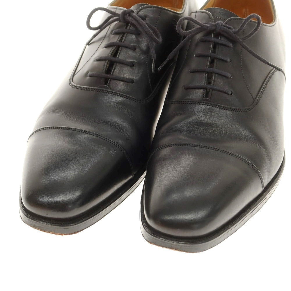 【中古】グレンソン GRENSON FOOTMASTER カーフ ストレートチップ ドレスシューズ ブラック【 9E 】【 状態ランクB 】【 メンズ 】