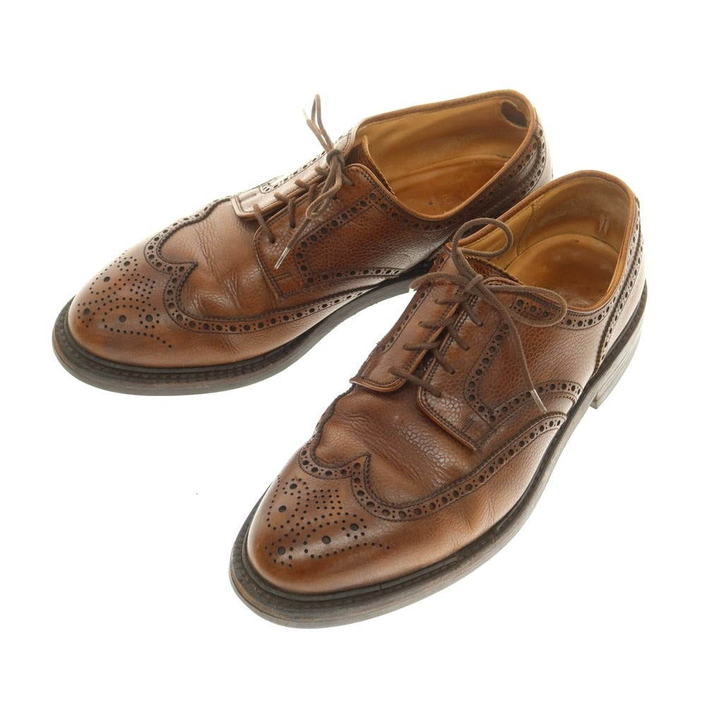 [Used] Crockett &amp;amp; Jones PEMBROKE Wingtip Dress Shoes Brown [8 1/2E] [Condition Rank D] [Men&