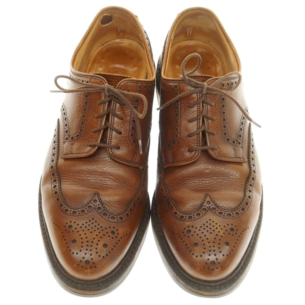 [Used] Crockett &amp;amp; Jones PEMBROKE Wingtip Dress Shoes Brown [8 1/2E] [Condition Rank D] [Men&