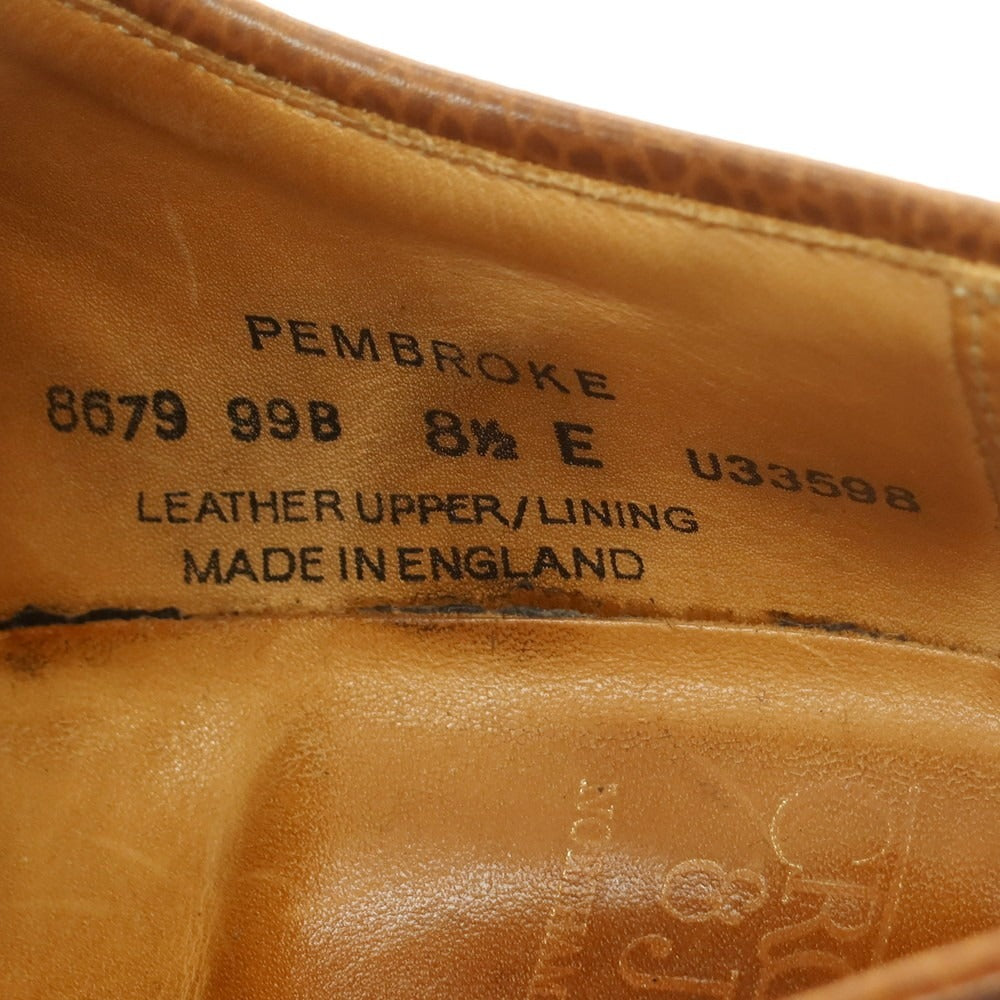 [Used] Crockett &amp;amp; Jones PEMBROKE Wingtip Dress Shoes Brown [8 1/2E] [Condition Rank D] [Men&