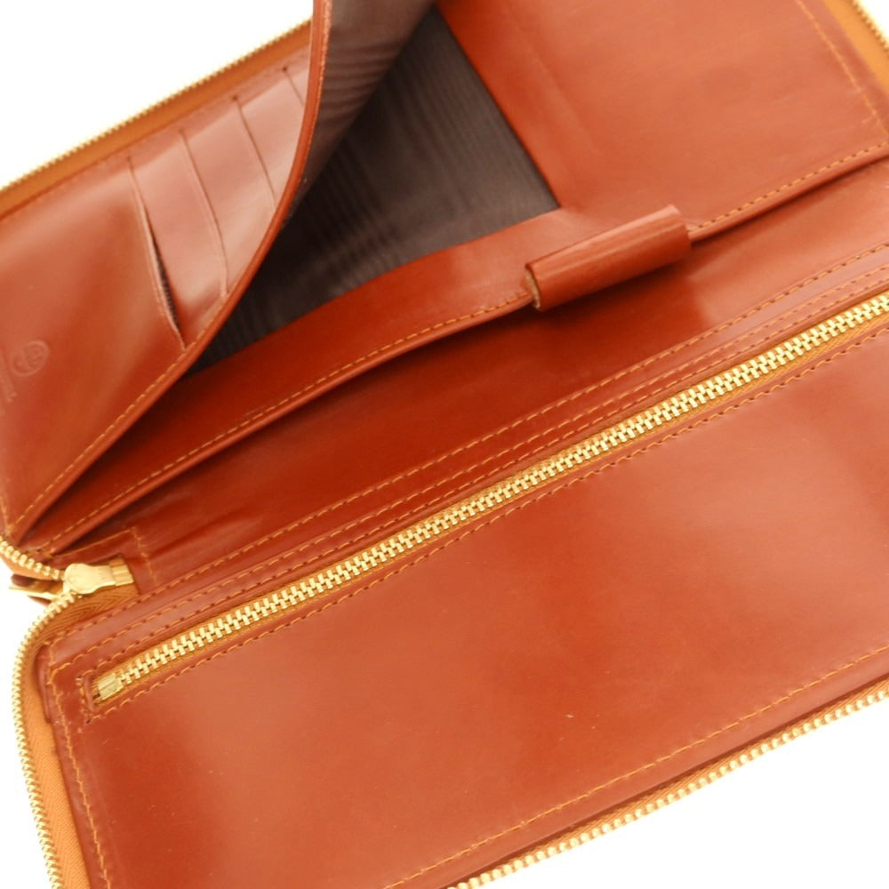 【中古】グレンロイヤル GLENROYAL ブライドルレザー ジップアラウンド 長財布 レディッシュブラウン【 状態ランクB 】【 メンズ 】 [CPD]