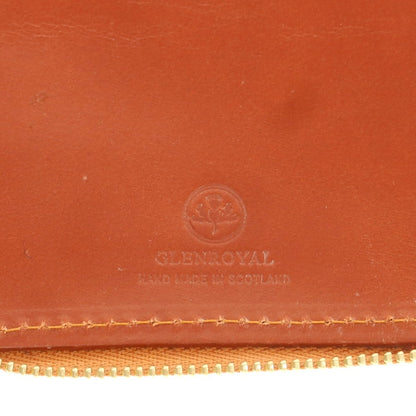 【中古】グレンロイヤル GLENROYAL ブライドルレザー ジップアラウンド 長財布 レディッシュブラウン【 状態ランクB 】【 メンズ 】