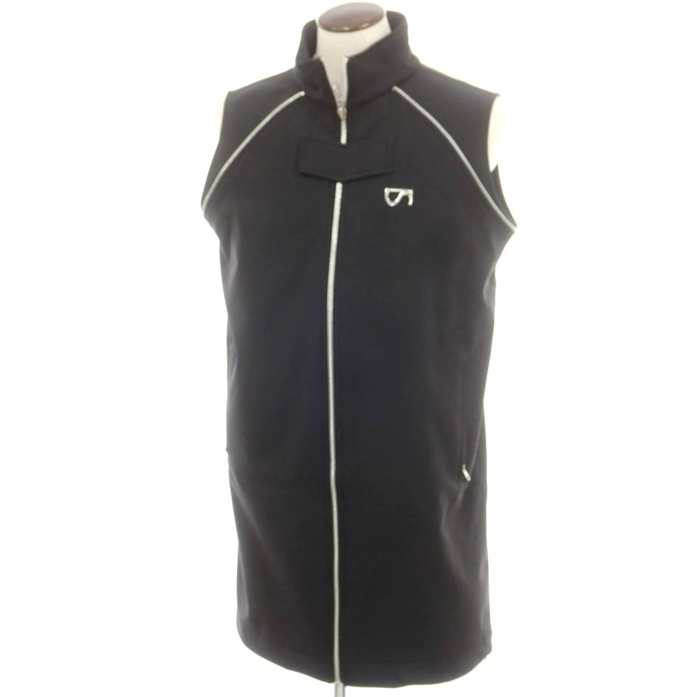 【中古】シュープ SHOOP 2WAY ポリエステル系 スタンドカラー ロングコート ブラック【 表記なし（L位） 】【 状態ランクC 】【 メンズ 】