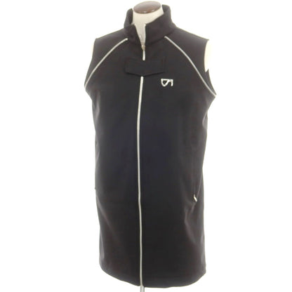 【中古】シュープ SHOOP 2WAY ポリエステル系 スタンドカラー ロングコート ブラック【 表記なし（L位） 】【 状態ランクC 】【 メンズ 】