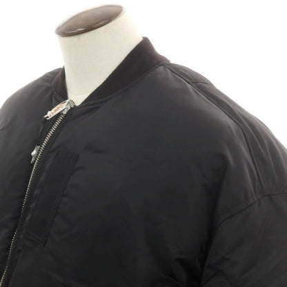 【中古】エイチアンドエム H&amp;M × HERON PRESTON ナイロン MA-1 中綿ブルゾン ブラックxオレンジ【 L 】【 状態ランクA 】【 メンズ 】