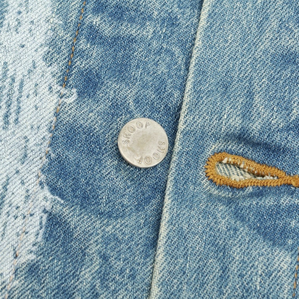 [Used] SHOOP Cotton Denim Jacket Blue [L] [Condition Rank B] [Men&