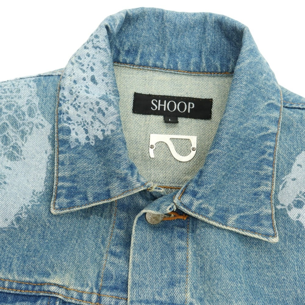 [Used] SHOOP Cotton Denim Jacket Blue [L] [Condition Rank B] [Men&