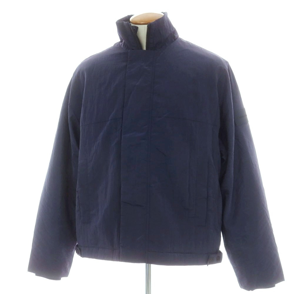 【中古】【未使用】カルバンクライン Calvin Klein ナイロン 中綿ブルゾン ネイビー【 M 】【 状態ランクS 】【 メンズ 】