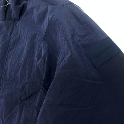 【中古】【未使用】カルバンクライン Calvin Klein ナイロン 中綿ブルゾン ネイビー【 M 】【 状態ランクS 】【 メンズ 】