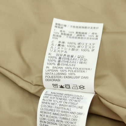 [Used] Nike Polyester Packable Double Zip Blouson Beige [XL] [Condition Rank B] [Men&