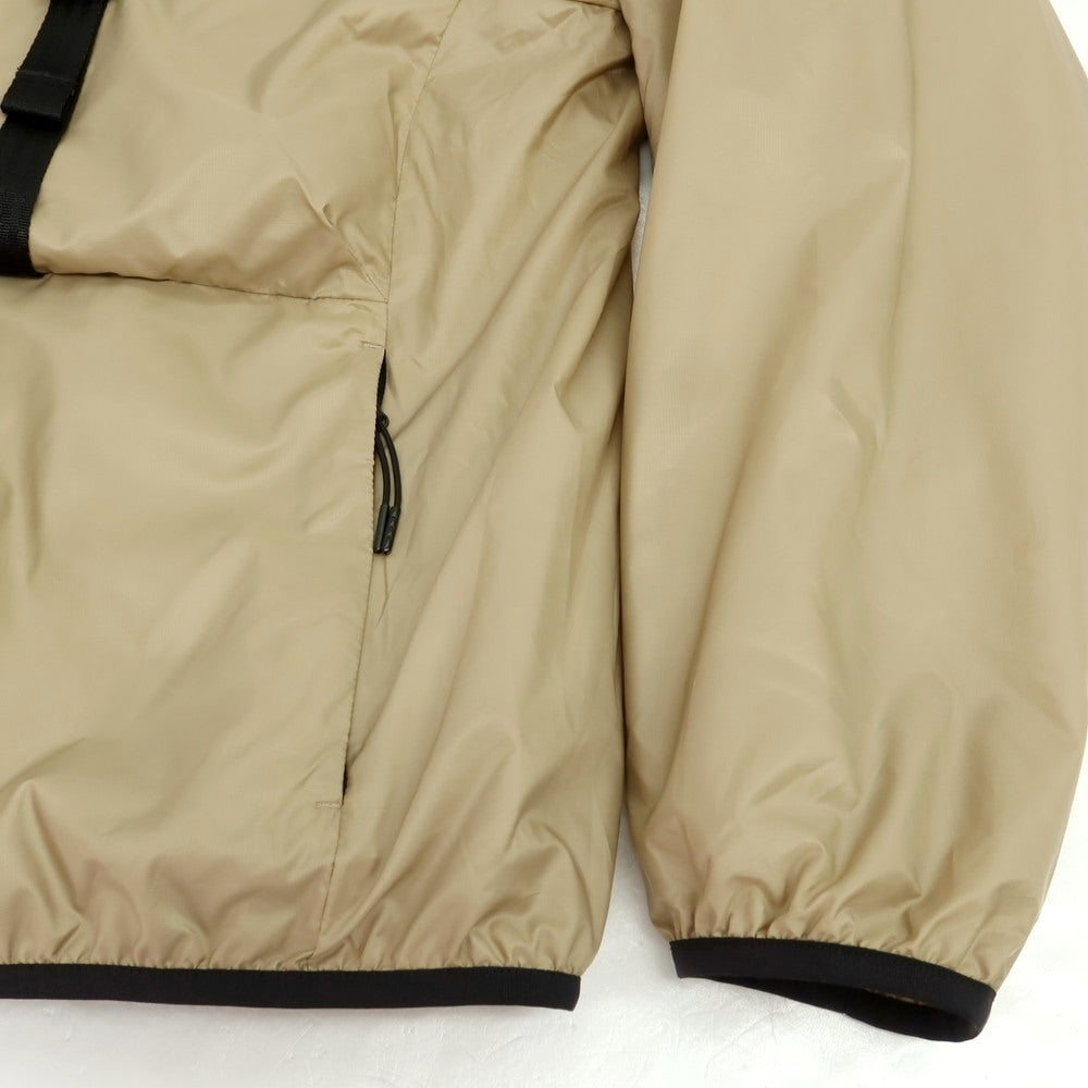 【中古】ナイキ NIKE ポリエステル パッカブル ダブルジップ シェルジャケット ベージュ【サイズXL】【 状態ランクB 】【 メンズ 】[DPD]