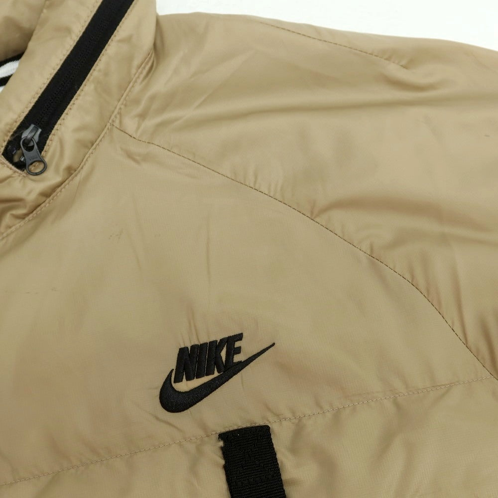 【中古】ナイキ NIKE ポリエステル パッカブル ダブルジップ シェルジャケット ベージュ【サイズXL】【 状態ランクB 】【 メンズ 】[DPD]