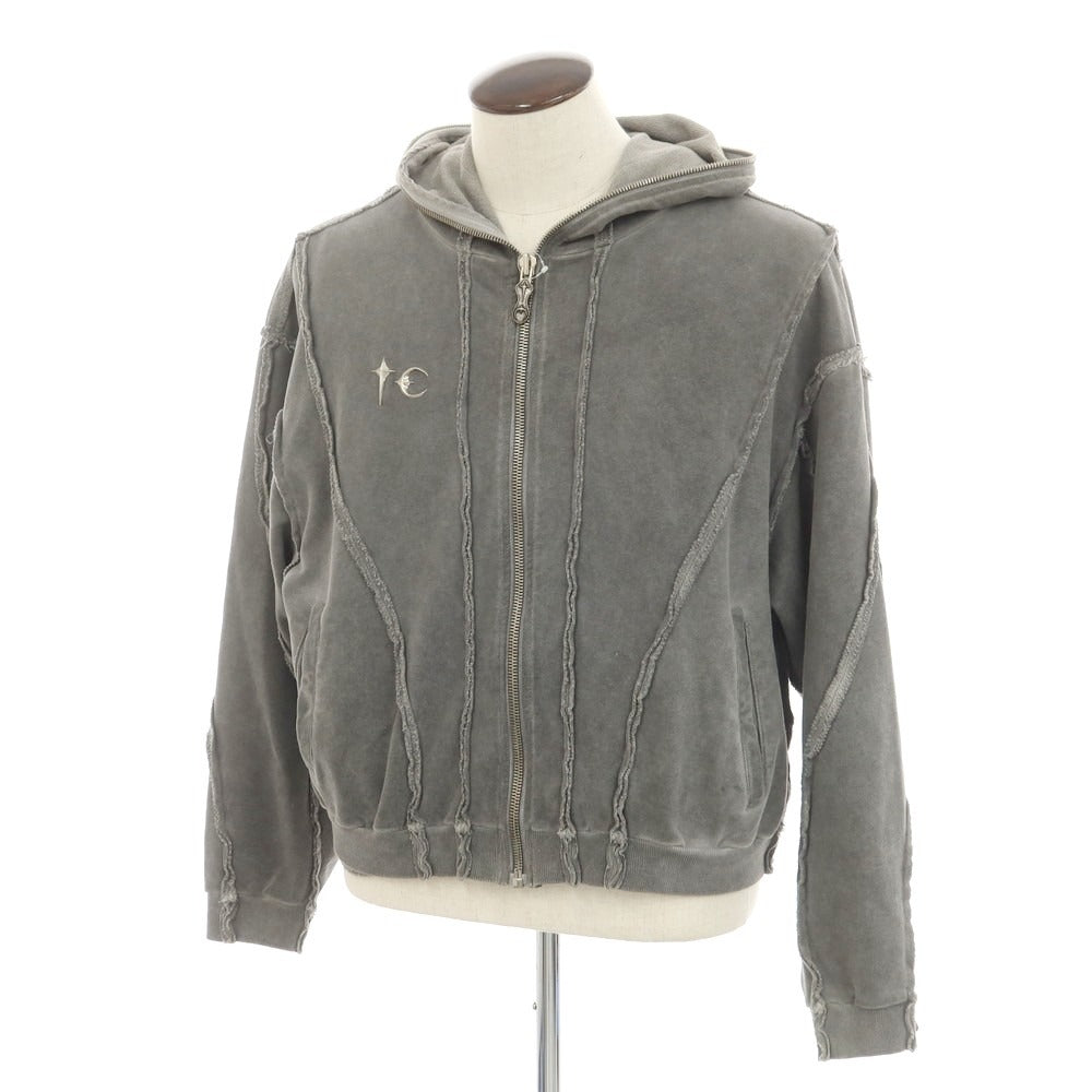 [Used] Thug Club Cotton Double Zip Hoodie Grey [3] [Condition Rank C] [Men&
