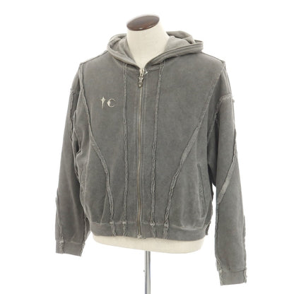 [Used] Thug Club Cotton Double Zip Hoodie Grey [3] [Condition Rank C] [Men&